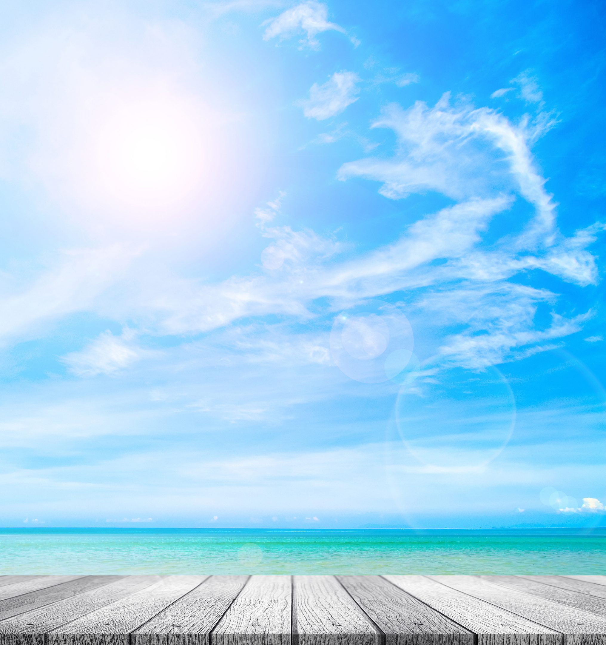 Peaceful beach background